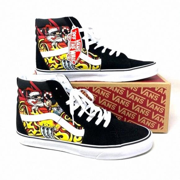 VANS Sk8-Hi Shoes High Top Black Suede Men’s VN0A4BVTBLK Sneakers Casual Size - Picture 7 of 11